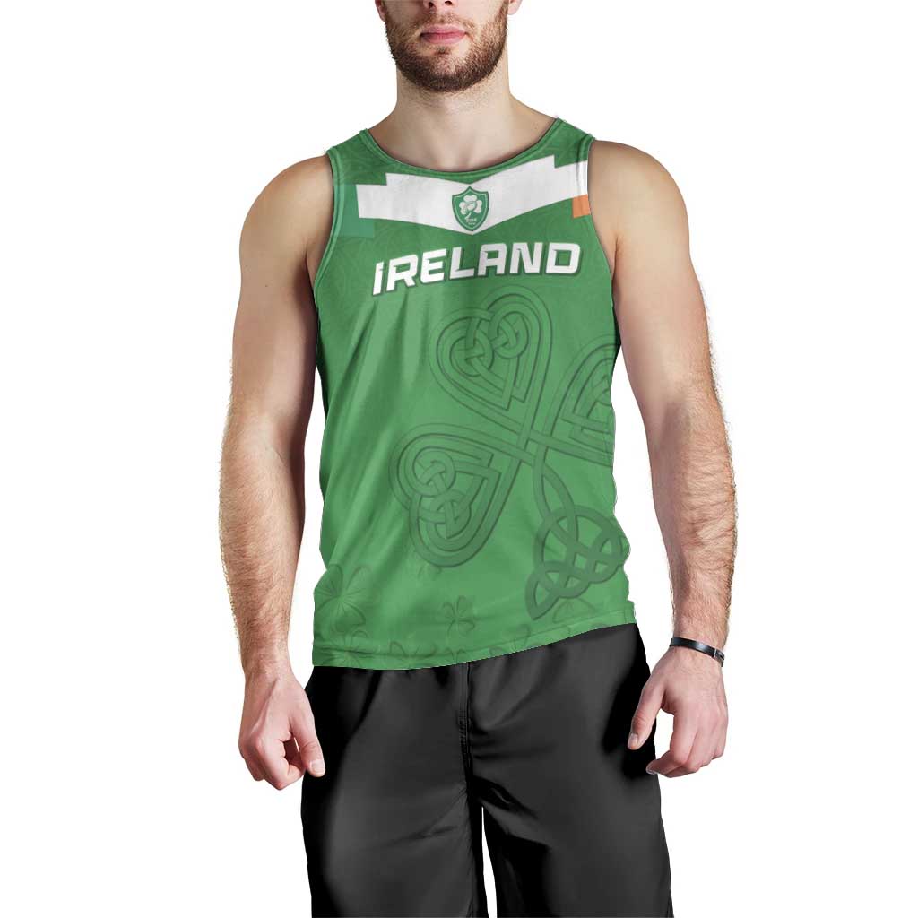 Ireland Rugby Custom Men Tank Top Celtics Shamrock - Wonder Print Shop
