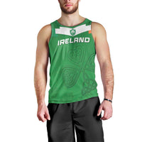 Ireland Rugby Custom Men Tank Top Celtics Shamrock - Wonder Print Shop