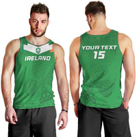 Ireland Rugby Custom Men Tank Top Celtics Shamrock - Wonder Print Shop