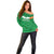 Ireland Rugby Custom Off Shoulder Sweater Celtics Shamrock - Wonder Print Shop