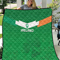 Ireland Rugby Quilt Celtics Shamrock - Wonder Print Shop