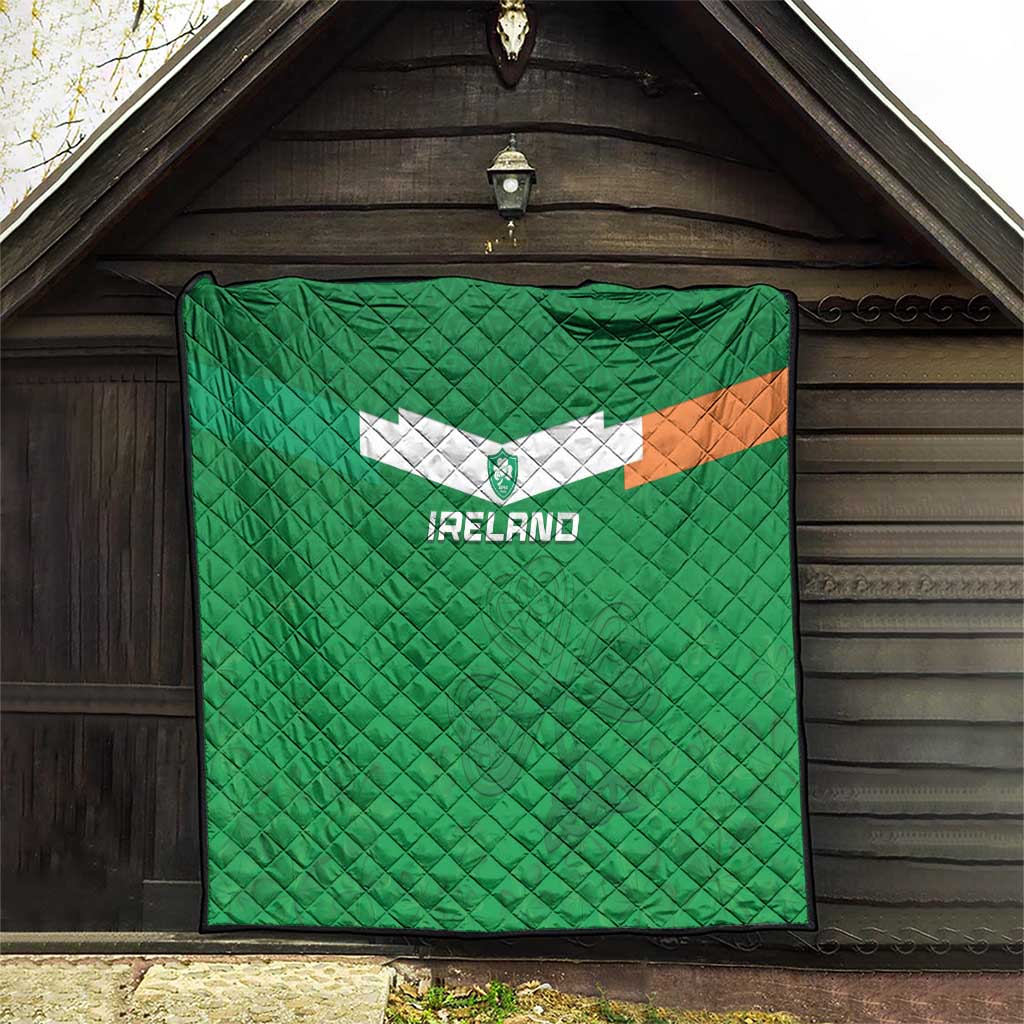 Ireland Rugby Quilt Celtics Shamrock - Wonder Print Shop