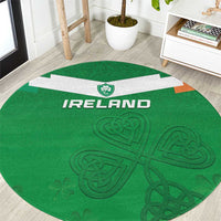 Ireland Rugby Round Carpet Celtics Shamrock - Wonder Print Shop