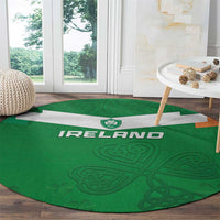 Ireland Rugby Round Carpet Celtics Shamrock - Wonder Print Shop