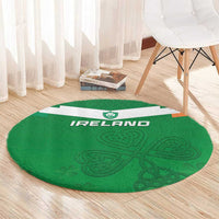 Ireland Rugby Round Carpet Celtics Shamrock - Wonder Print Shop