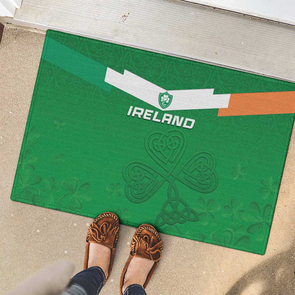 Ireland Rugby Rubber Doormat Celtics Shamrock - Wonder Print Shop