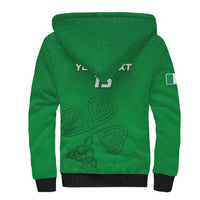 Ireland Rugby Custom Sherpa Hoodie Celtics Shamrock - Wonder Print Shop