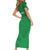 Ireland Rugby Custom Short Sleeve Bodycon Dress Celtics Shamrock - Wonder Print Shop