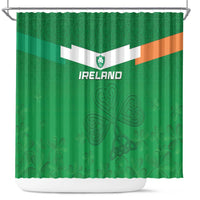 Ireland Rugby Shower Curtain Celtics Shamrock - Wonder Print Shop