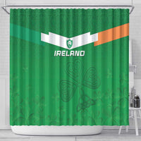 Ireland Rugby Shower Curtain Celtics Shamrock - Wonder Print Shop