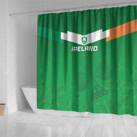 Ireland Rugby Shower Curtain Celtics Shamrock - Wonder Print Shop