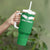 Ireland Rugby Custom Tumbler With Handle Celtics Shamrock - Wonder Print Shop