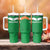 Ireland Rugby Custom Tumbler With Handle Celtics Shamrock - Wonder Print Shop
