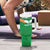 Ireland Rugby Custom Tumbler With Handle Celtics Shamrock - Wonder Print Shop