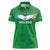 Ireland Rugby Custom Women Polo Shirt Celtics Shamrock - Wonder Print Shop