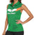 Ireland Rugby Custom Women Sleeveless Polo Shirt Celtics Shamrock - Wonder Print Shop