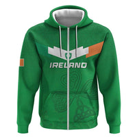 Ireland Rugby Custom Zip Hoodie Celtics Shamrock - Wonder Print Shop