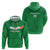 Ireland Rugby Custom Zip Hoodie Celtics Shamrock - Wonder Print Shop