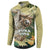 Pura Vida Costa Rica Sloth Button Sweatshirt Tropical Flowers Vintage Color - Wonder Print Shop