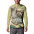 Pura Vida Costa Rica Sloth Button Sweatshirt Tropical Flowers Vintage Color - Wonder Print Shop
