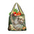 Pura Vida Costa Rica Sloth Grocery Bag Tropical Flowers Vintage Color