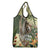Pura Vida Costa Rica Sloth Grocery Bag Tropical Flowers Vintage Color
