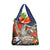Pura Vida Costa Rica Sloth Grocery Bag Tropical Flowers Flag Color