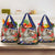 Pura Vida Costa Rica Sloth Grocery Bag Tropical Flowers Flag Color