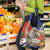 Pura Vida Costa Rica Sloth Grocery Bag Tropical Flowers Flag Color