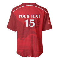 Custom Tunisia Football Baseball Jersey Red Eagles of Carthage - Wonder Print Shop