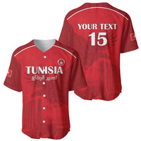 Custom Tunisia Football Baseball Jersey Red Eagles of Carthage - Wonder Print Shop