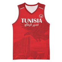 Custom Tunisia Football Basketball Jersey Red Eagles of Carthage - Wonder Print Shop