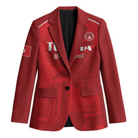 Custom Tunisia Football Blazer Red Eagles of Carthage - Wonder Print Shop