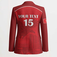Custom Tunisia Football Blazer Red Eagles of Carthage - Wonder Print Shop