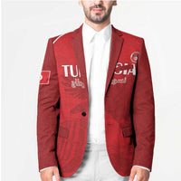 Custom Tunisia Football Blazer Red Eagles of Carthage - Wonder Print Shop