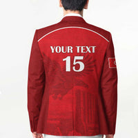 Custom Tunisia Football Blazer Red Eagles of Carthage - Wonder Print Shop