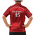 Custom Tunisia Football Family Matching Mermaid Dress and Hawaiian Shirt Red Eagles of Carthage - Wonder Print Shop