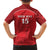 Custom Tunisia Football Family Matching Off Shoulder Short Dress and Hawaiian Shirt Red Eagles of Carthage - Wonder Print Shop