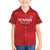 Custom Tunisia Football Family Matching Short Sleeve Bodycon Dress and Hawaiian Shirt Red Eagles of Carthage - Wonder Print Shop