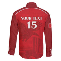 Custom Tunisia Football Family Matching Summer Maxi Dress and Hawaiian Shirt Red Eagles of Carthage - Wonder Print Shop