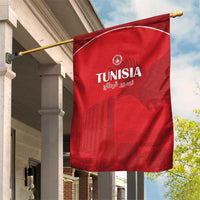 Tunisia Football Garden Flag Red Eagles of Carthage - Wonder Print Shop