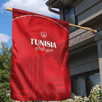 Tunisia Football Garden Flag Red Eagles of Carthage - Wonder Print Shop