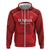 Custom Tunisia Football Hoodie Red Eagles of Carthage - Wonder Print Shop