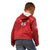 Custom Tunisia Football Kid Hoodie Red Eagles of Carthage - Wonder Print Shop