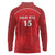 Custom Tunisia Football Long Sleeve Polo Shirt Red Eagles of Carthage - Wonder Print Shop