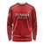 Custom Tunisia Football Long Sleeve Shirt Red Eagles of Carthage - Wonder Print Shop