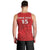 Custom Tunisia Football Men Tank Top Red Eagles of Carthage - Wonder Print Shop