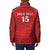 Custom Tunisia Football Padded Jacket Red Eagles of Carthage - Wonder Print Shop
