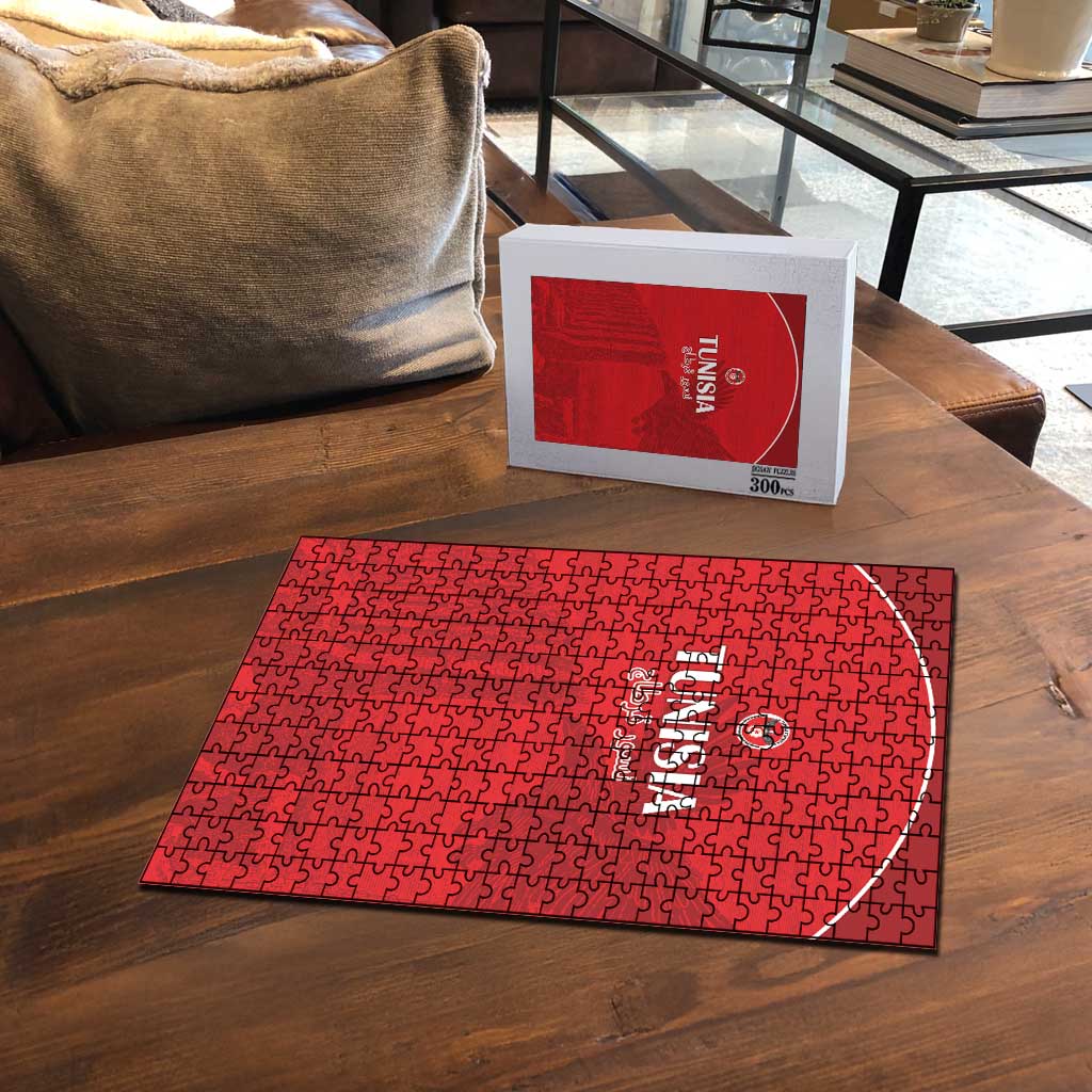 Tunisia Football Puzzle Red Eagles of Carthage - Wonder Print Shop