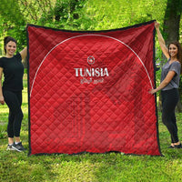 Tunisia Football Quilt Red Eagles of Carthage - Wonder Print Shop